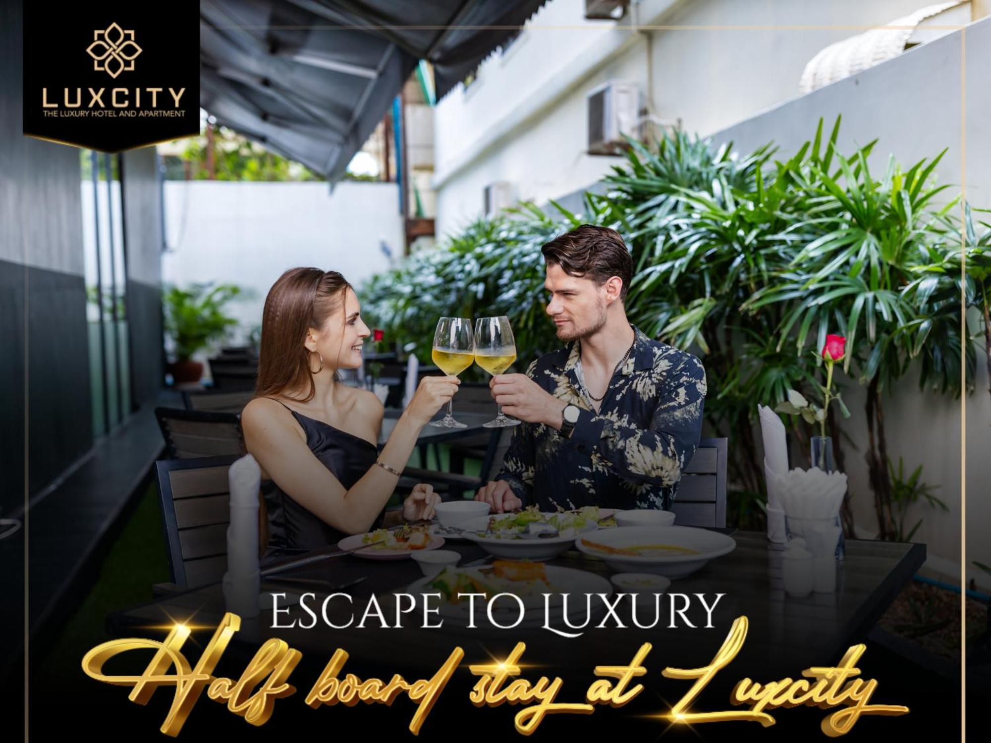 Luxcity Hotel & Apartment Phnom Penh Exterior foto